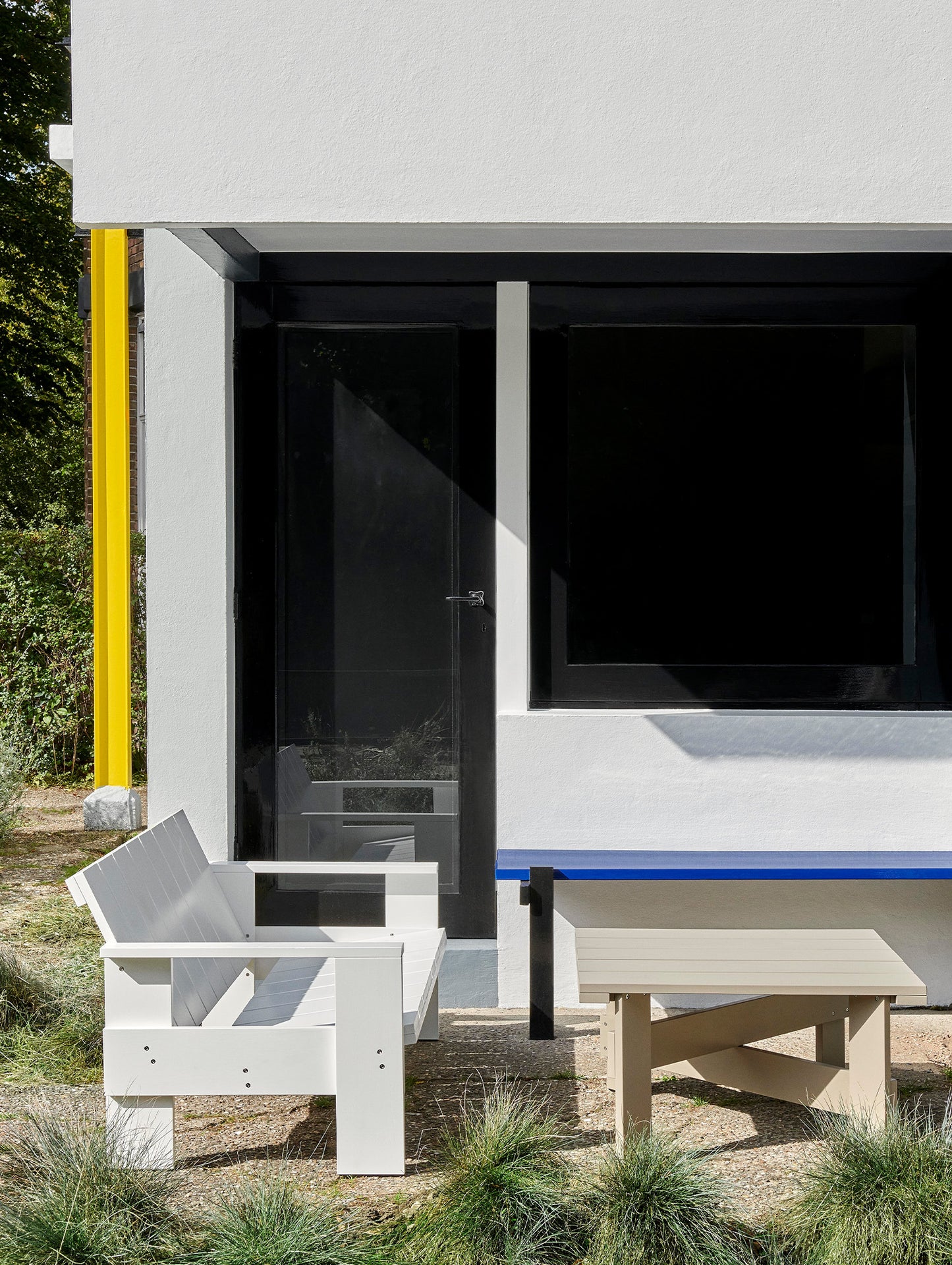 Crate Lounge Sofa by HAY - White Lacquered Pinewood