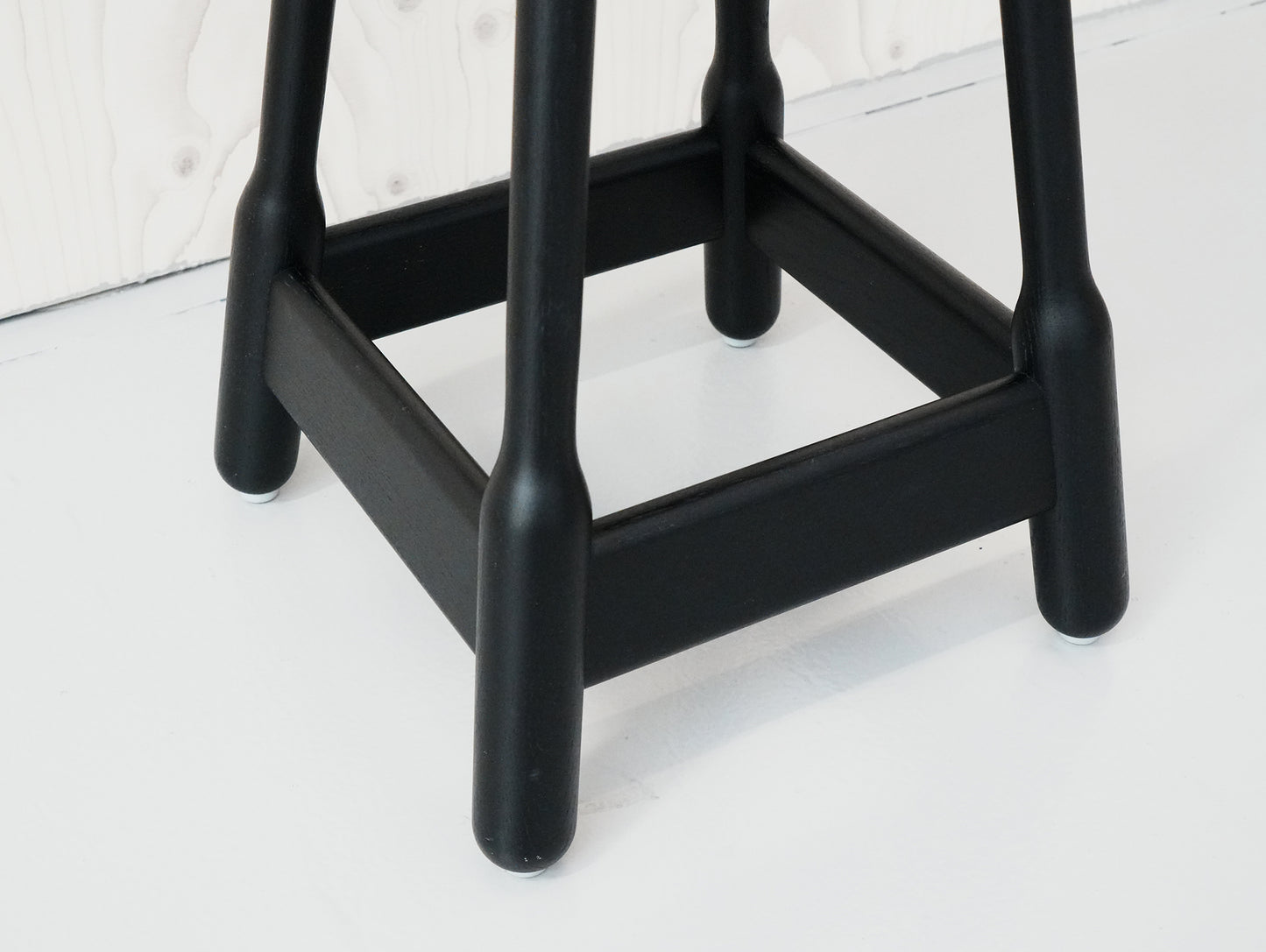 Albert Low Stool / Black Stained Ash/ Ex-Display by Massproductions