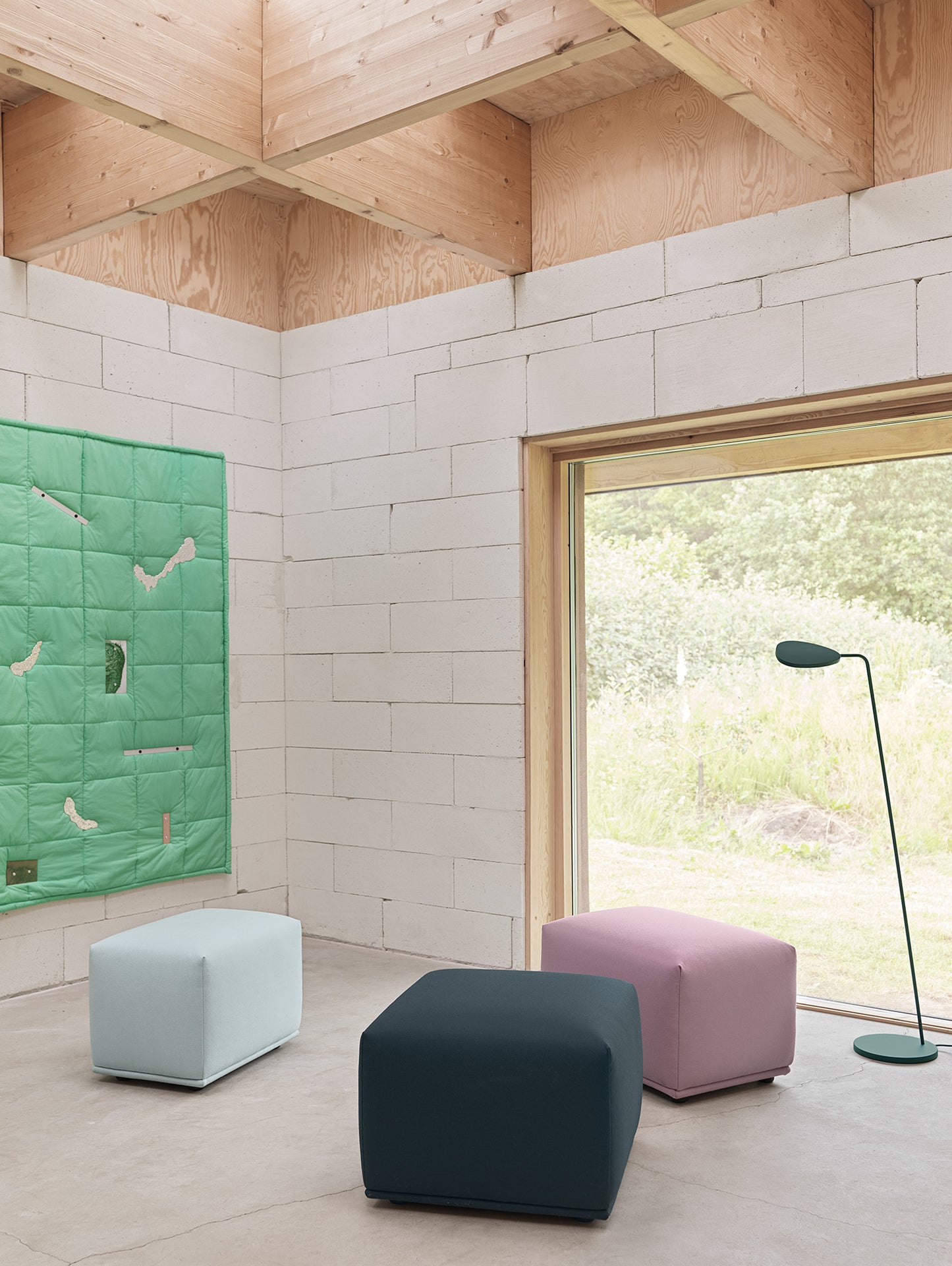 Echo Pouf by Muuto