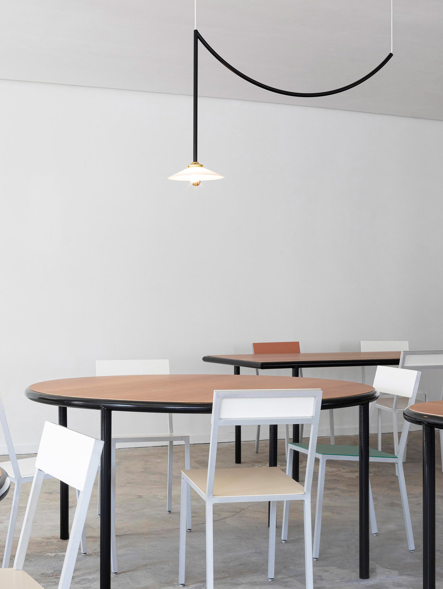 Ceiling Lamp No.4 by Valerie Objects - Black Steel