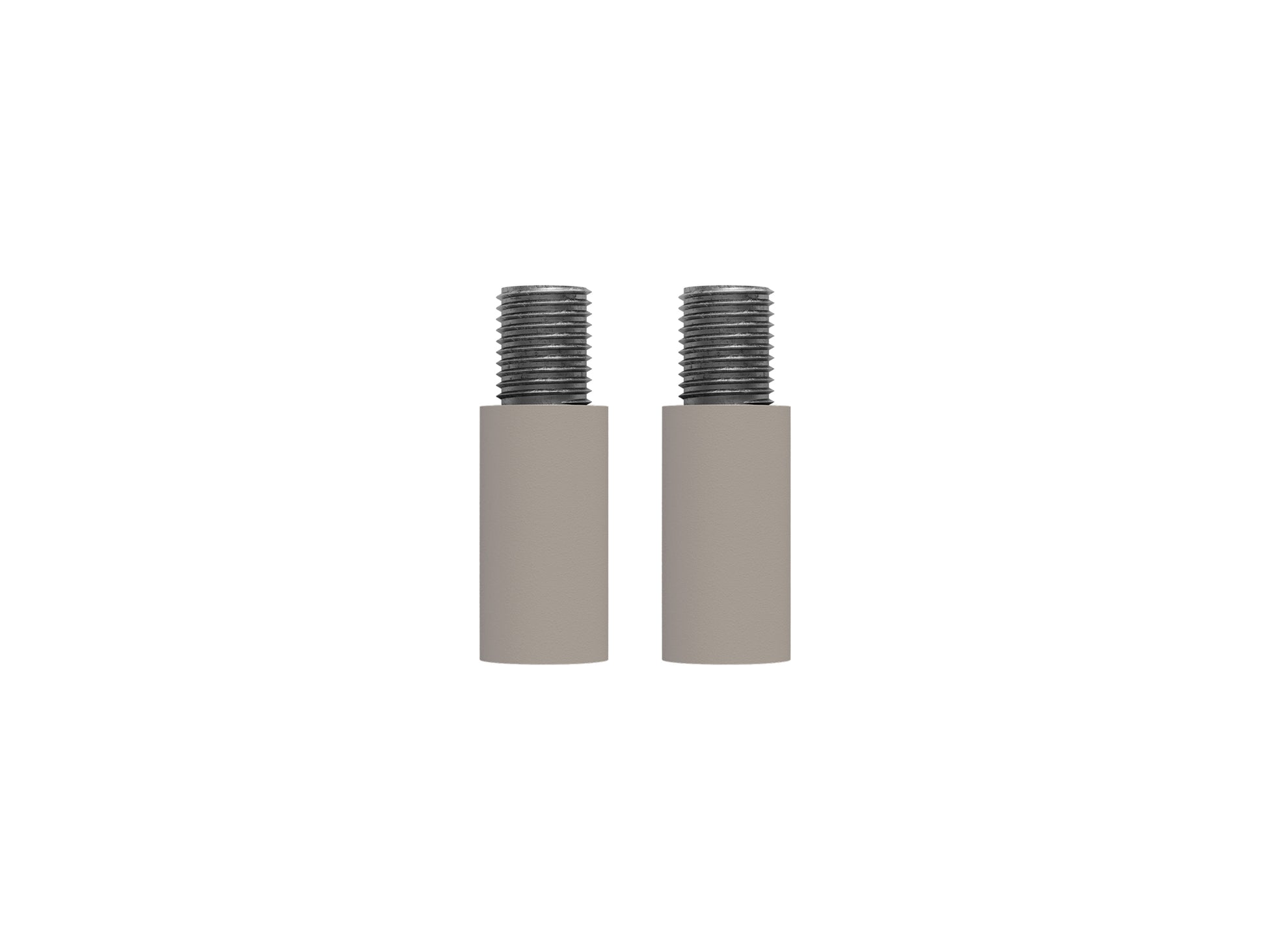 End Bolt Set / Warm Grey