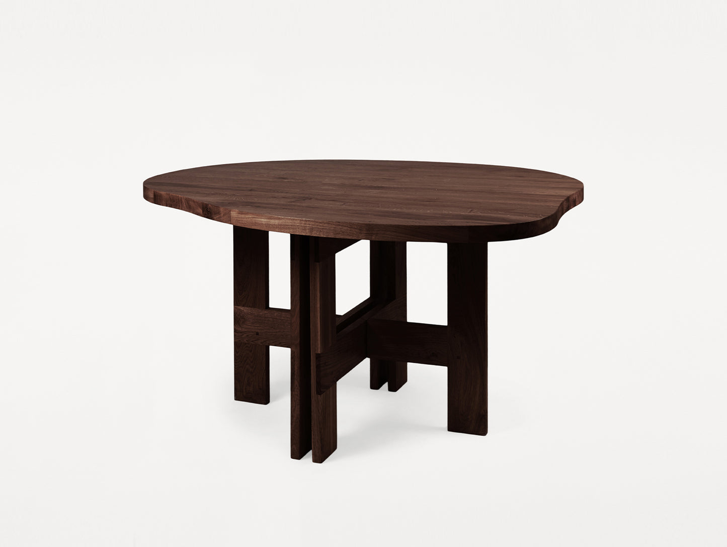 Farmhouse Pond Dining Table by Frama - Dark Oiled Oak