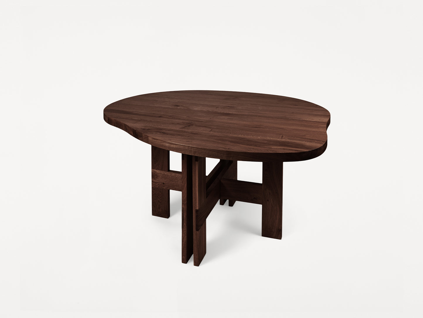 Farmhouse Pond Dining Table by Frama - Dark Oiled Oak