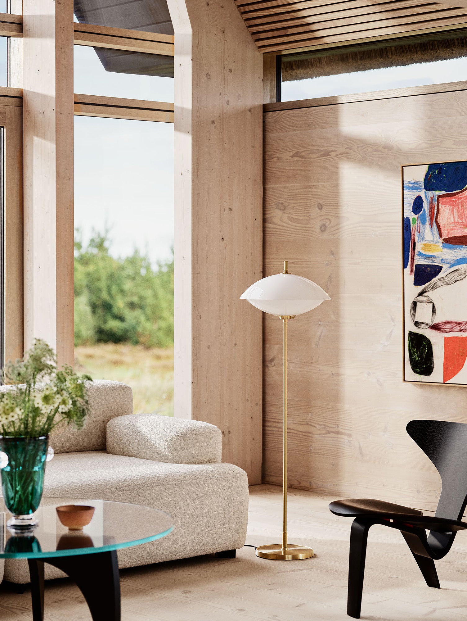 Clam Floor Lamp by Fritz Hansen