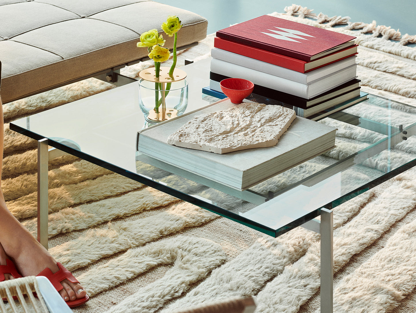 PK61 Coffee Table by Fritz Hansen - Glass