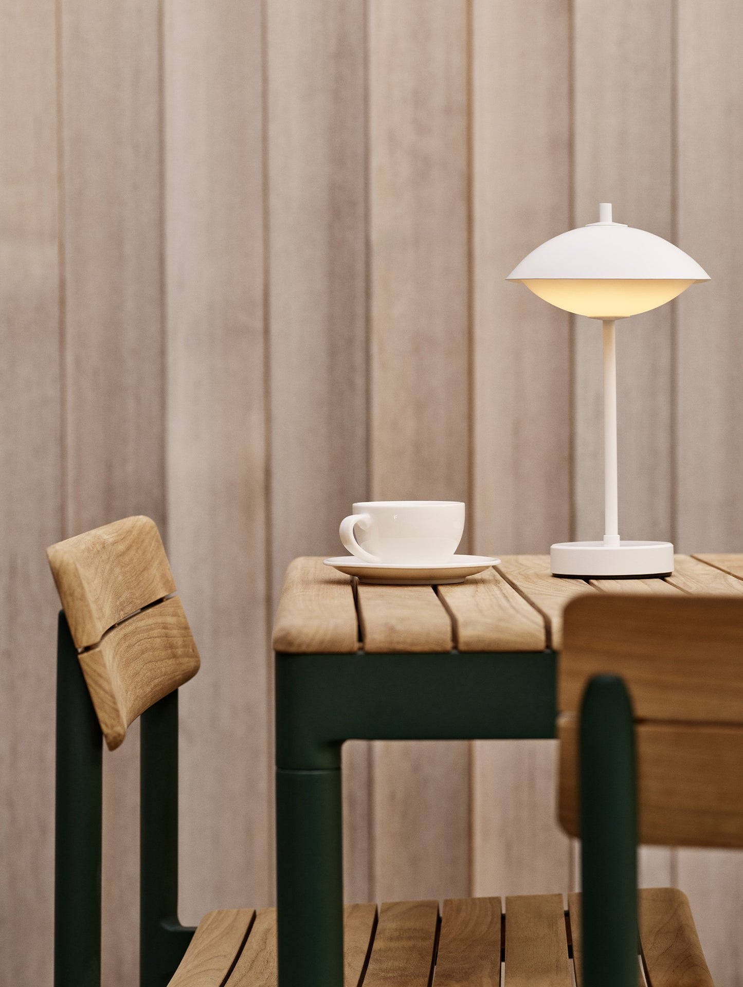 Pelagus Square Table by Fritz Hansen - Hunter Green