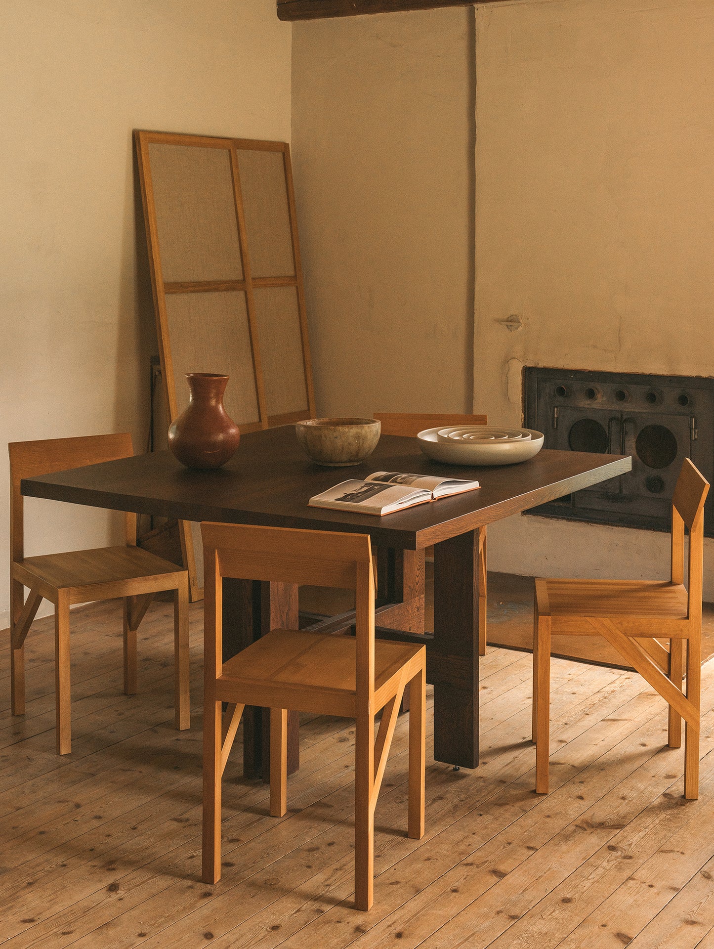 Bracket Chair by Frama -Warm Brown Solid Pine
