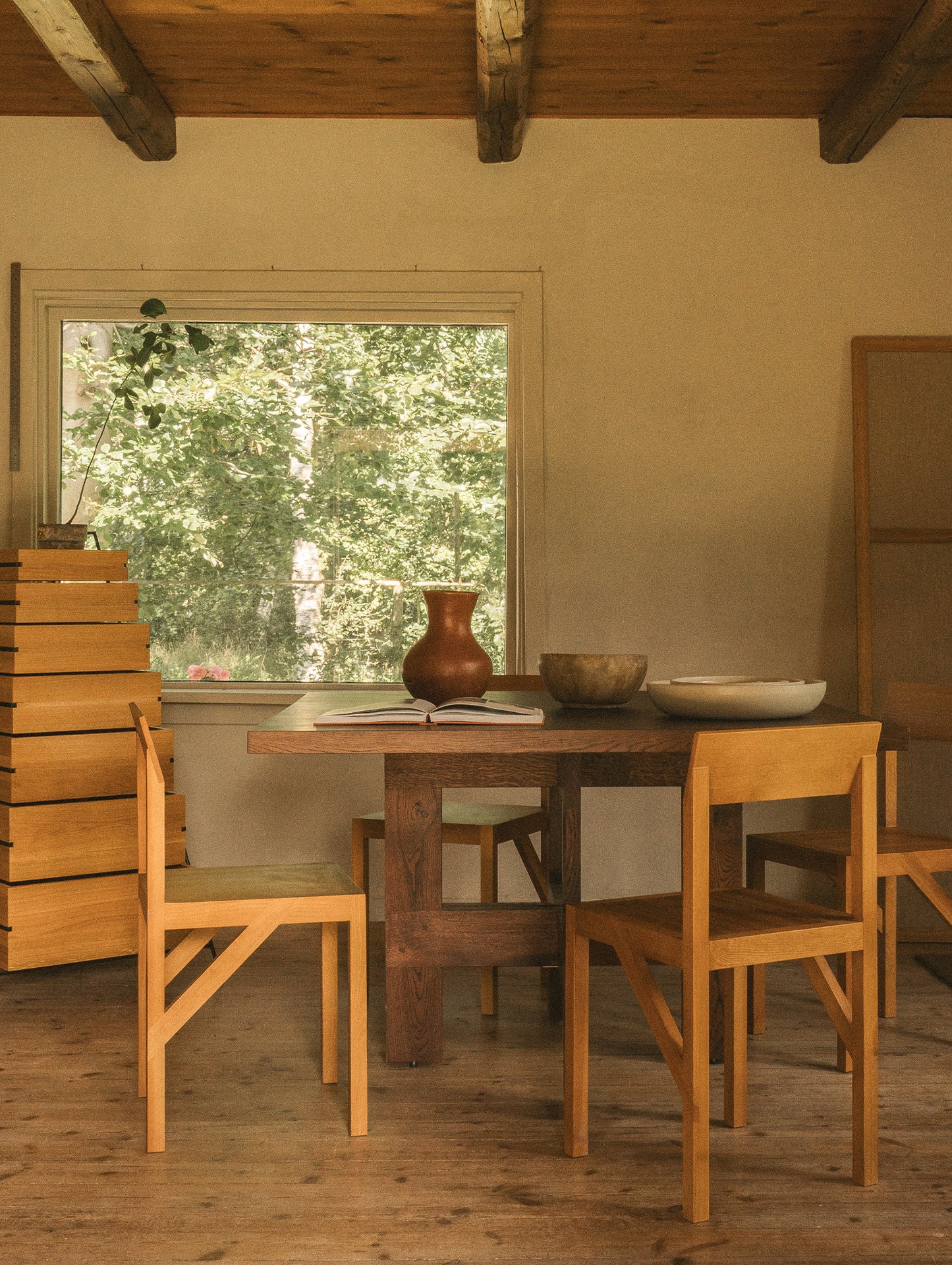 Bracket Chair by Frama -Warm Brown Solid Pine