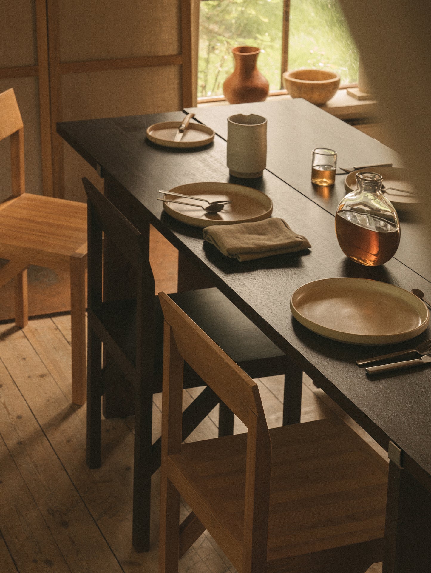 Bracket Chair by Frama -Warm Brown Solid Pine
