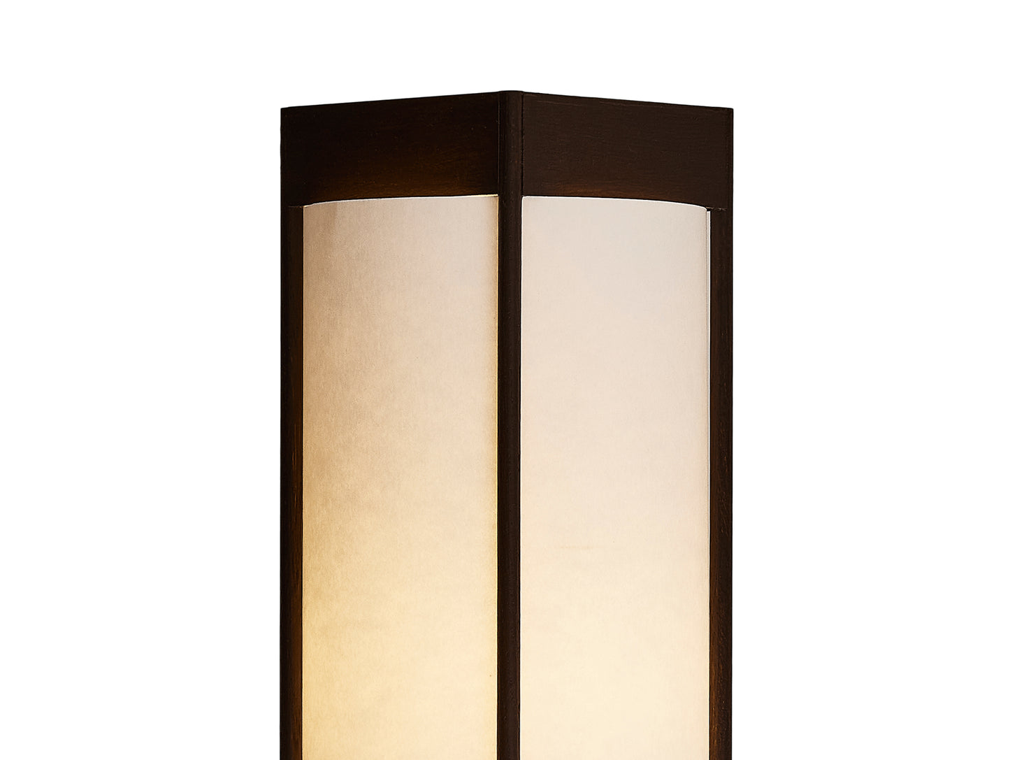 Andon Table Lamp by Form & Refine - Dark Brown Lacquered Ash