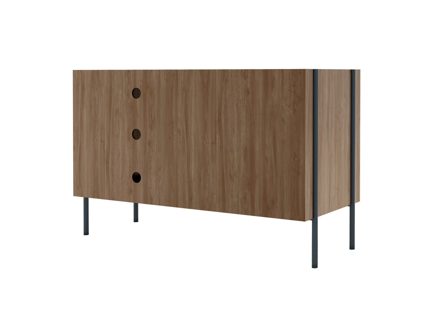 Gabin High Sideboard by Hartô - Walnut / Slate Grey