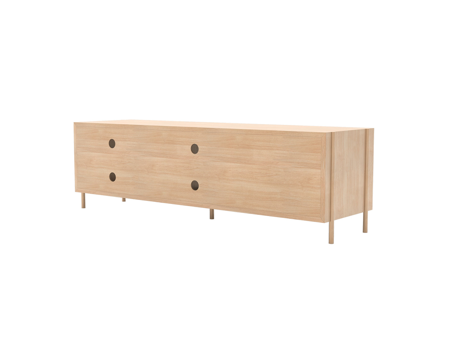 Gabin Low Sideboard by Harto - Oak / Slate Grey