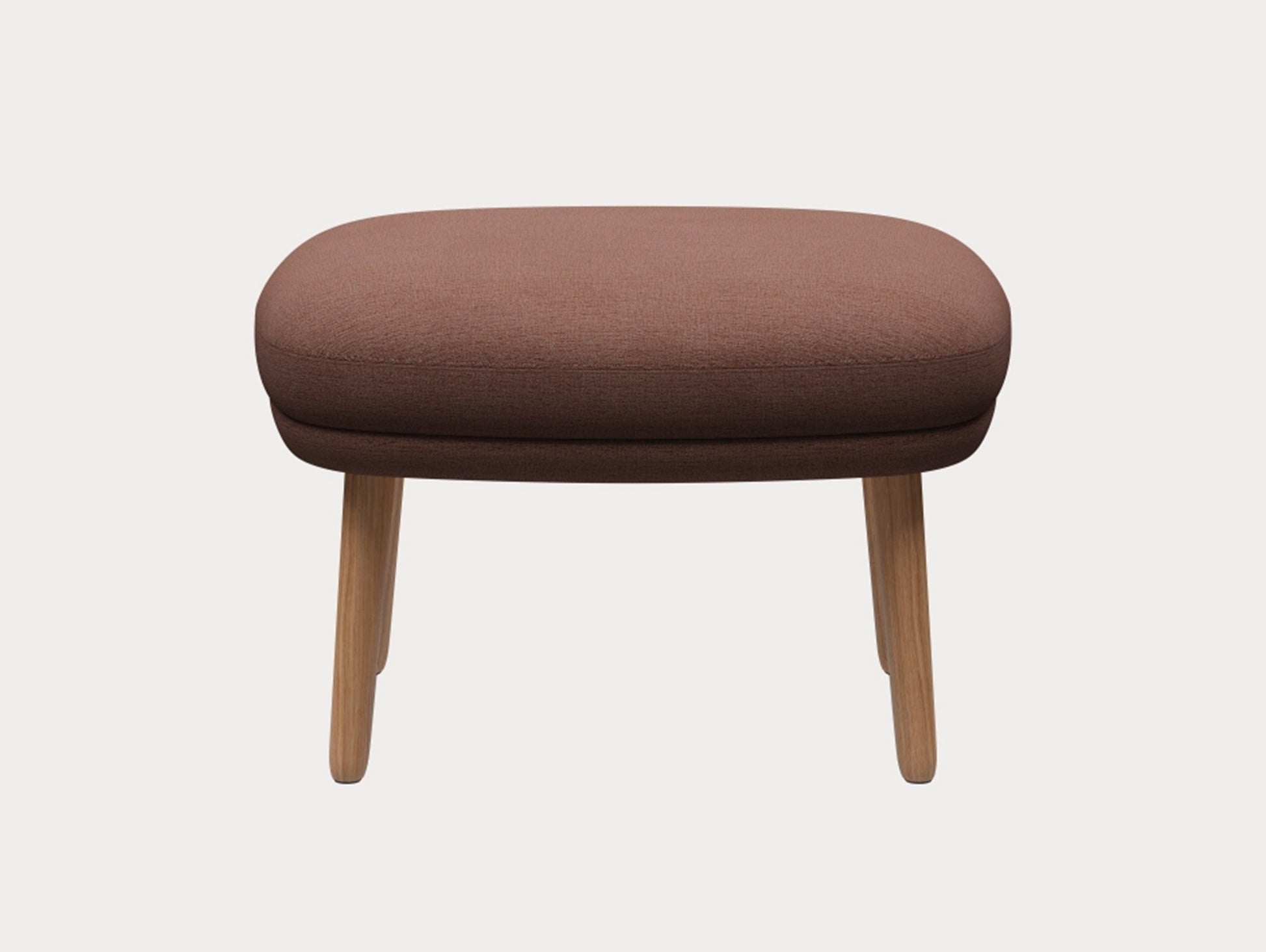 Fri Ottoman by Fritz Hansen - JH15 / 
Outside: Christianshavn 1132 / Seat: Christianshavn 1132