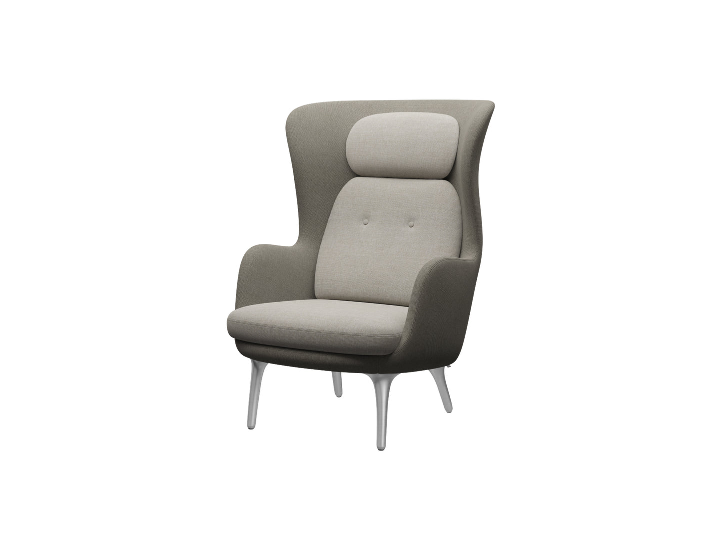 Ro Lounge Chair - Mixed Upholstery