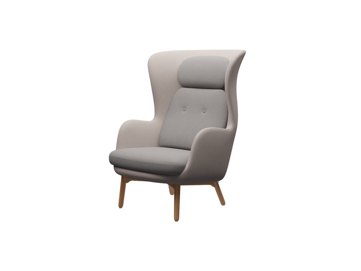 Ro Lounge Chair - Mixed Upholstery