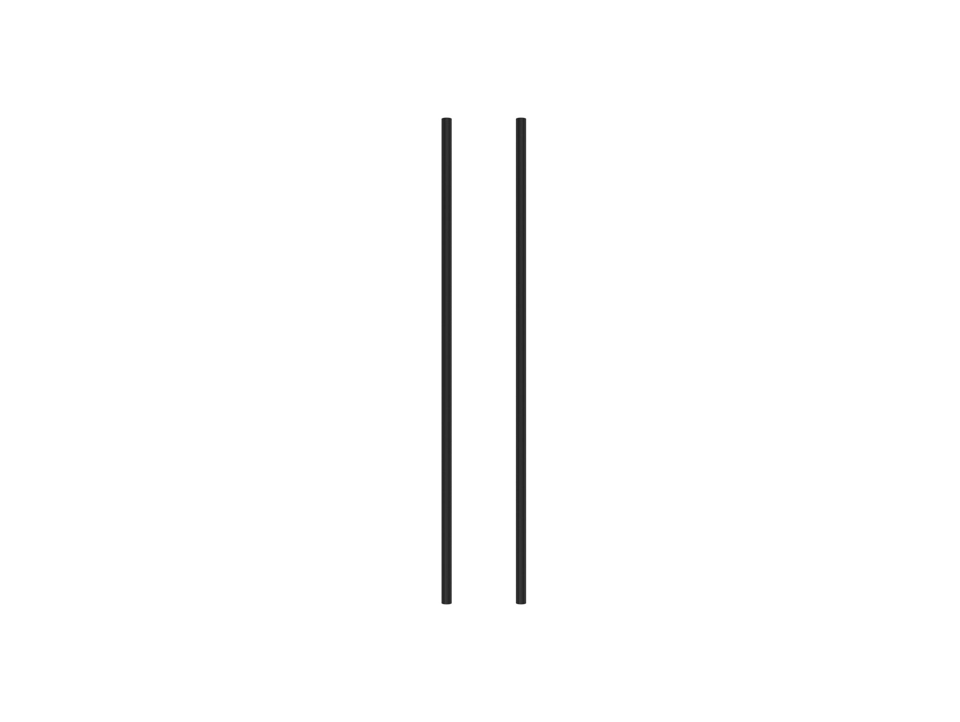 Set of 2 Legs - 85 cm / Black