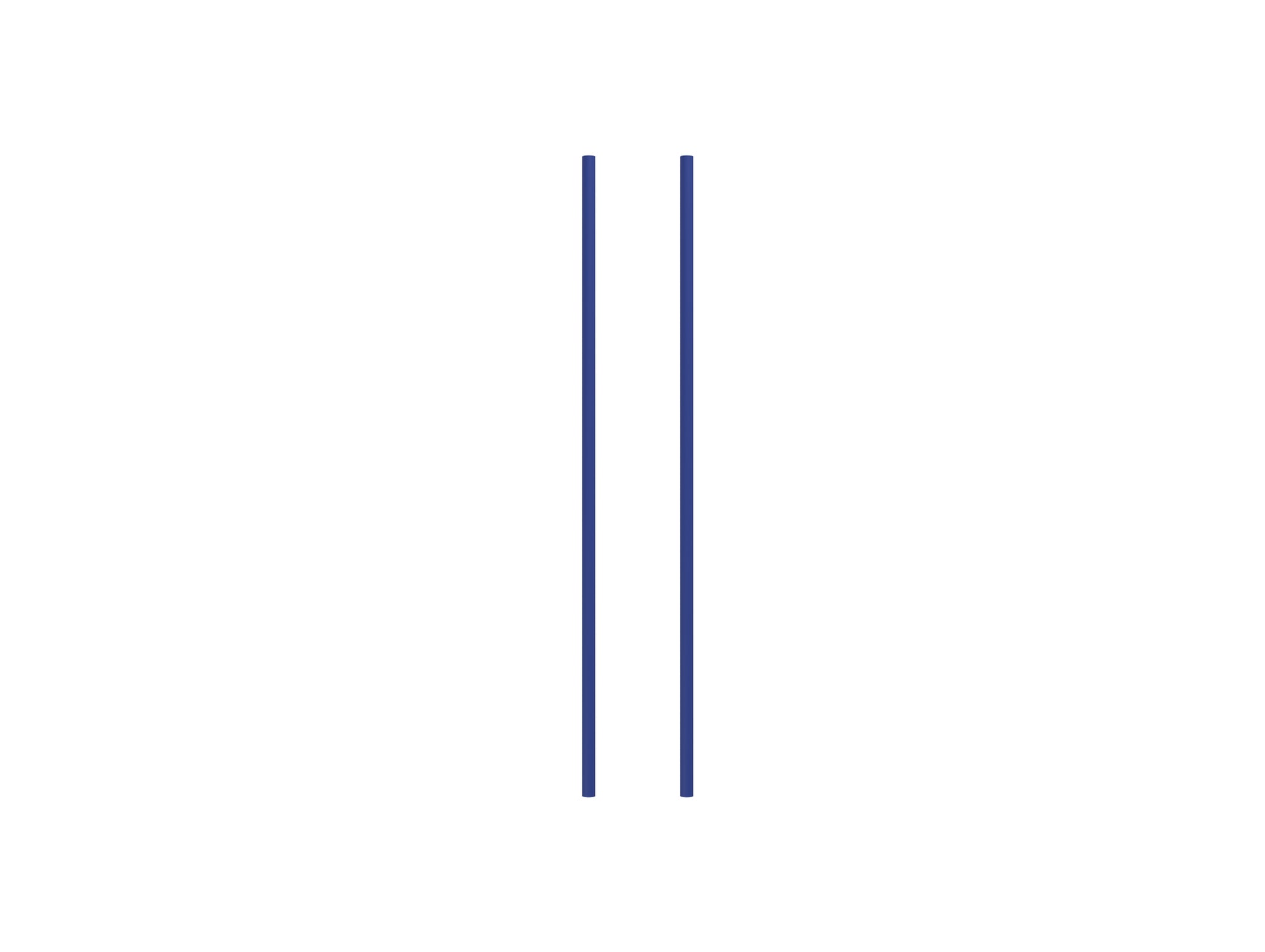 Set of 2 Legs - 85 cm / Deep BLue