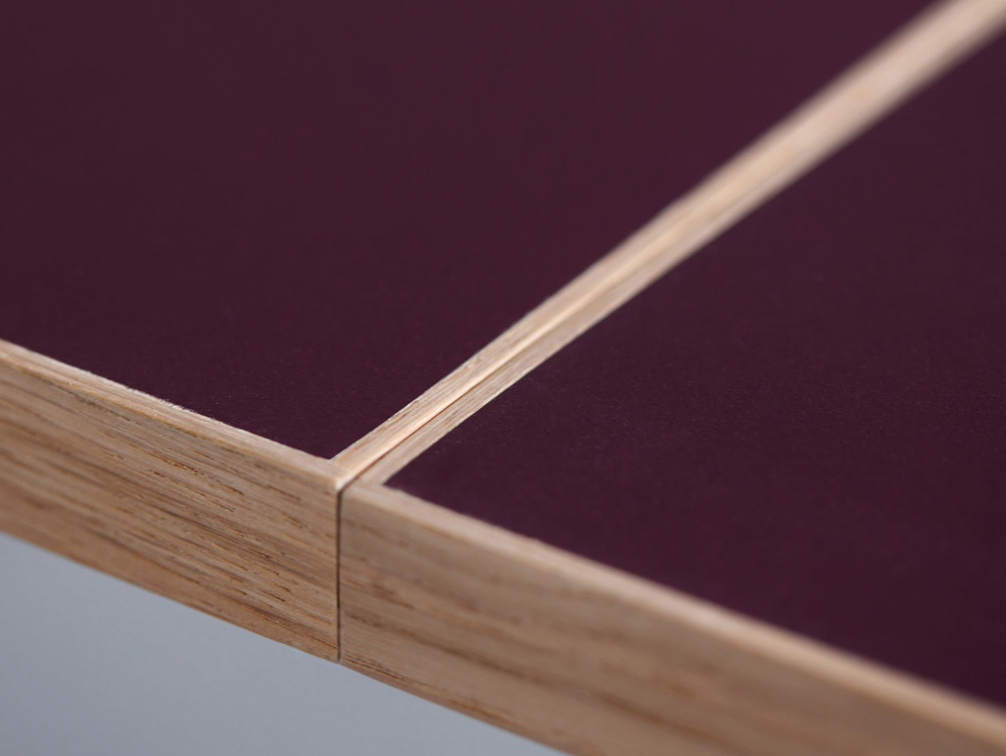 Rectangular Dining Table Extension Leaf by Moebe - Burgundy