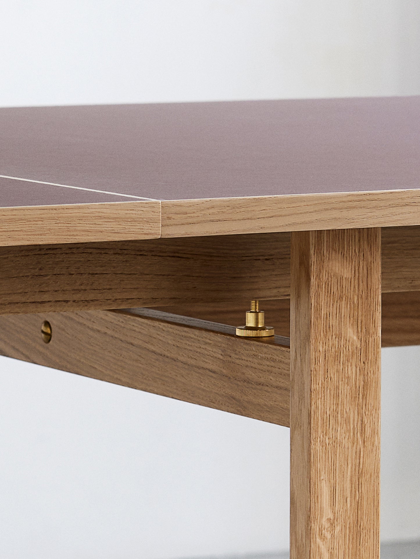 Rectangular Dining Table Extension Leaf by Moebe - Burgundy