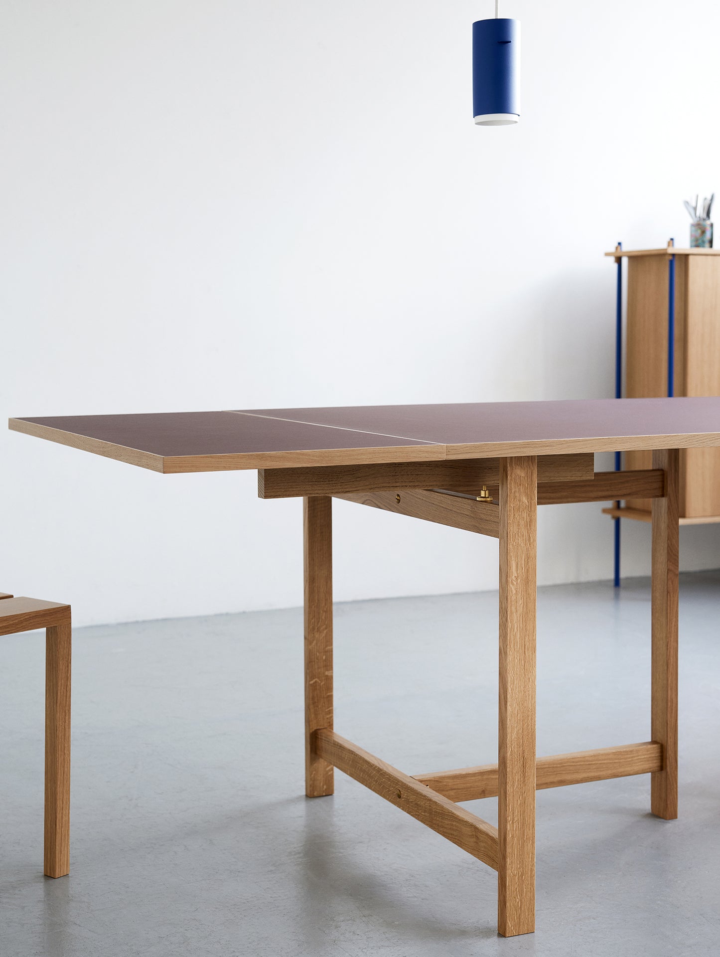 Rectangular Dining Table Extension Leaf by Moebe - Burgundy