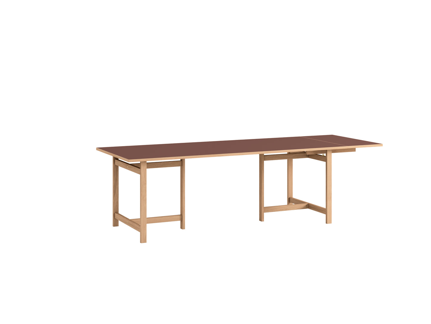 Rectangular Dining Table Extension Leaf by Moebe - Burgundy