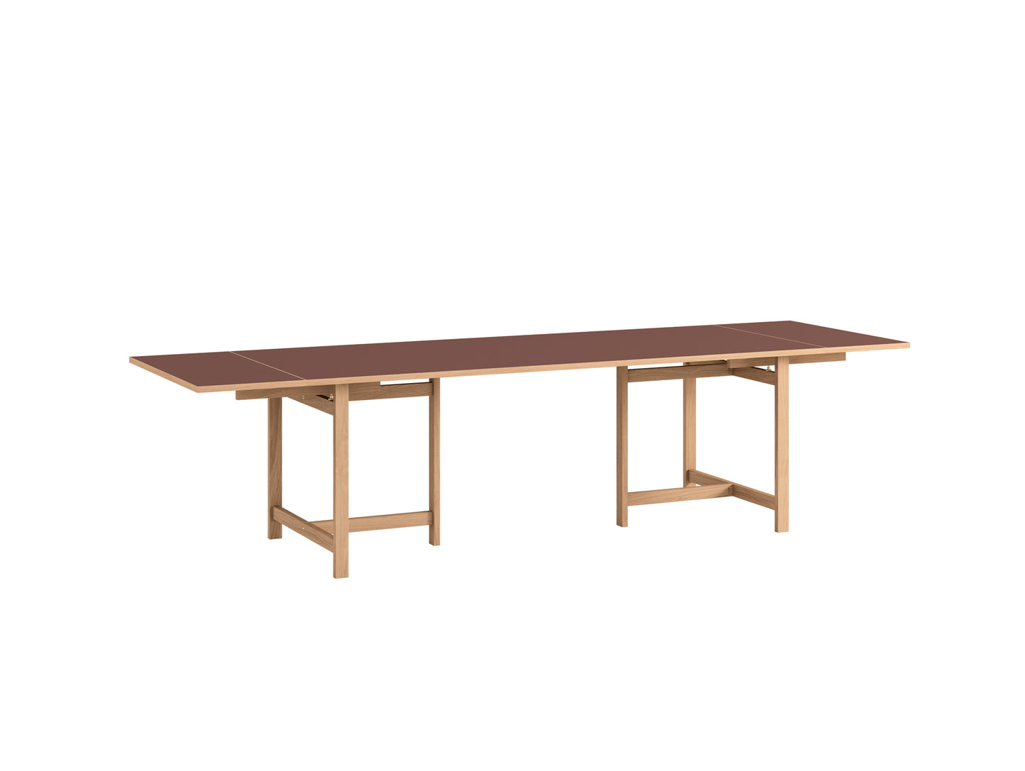 Rectangular Dining Table Extension Leaf by Moebe - Burgundy