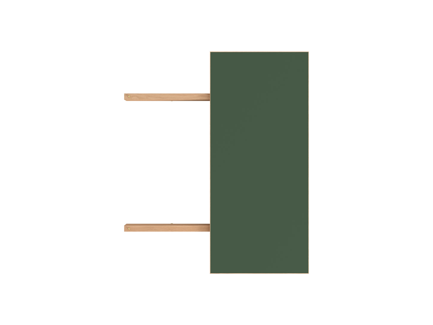 Rectangular Dining Table Extension Leaf by Moebe - Forest Green