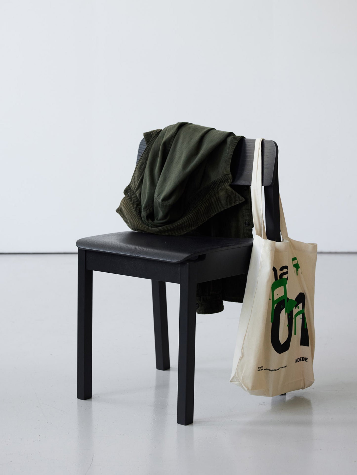 Everyday Chair by Moebe - Black Lacquered Oak