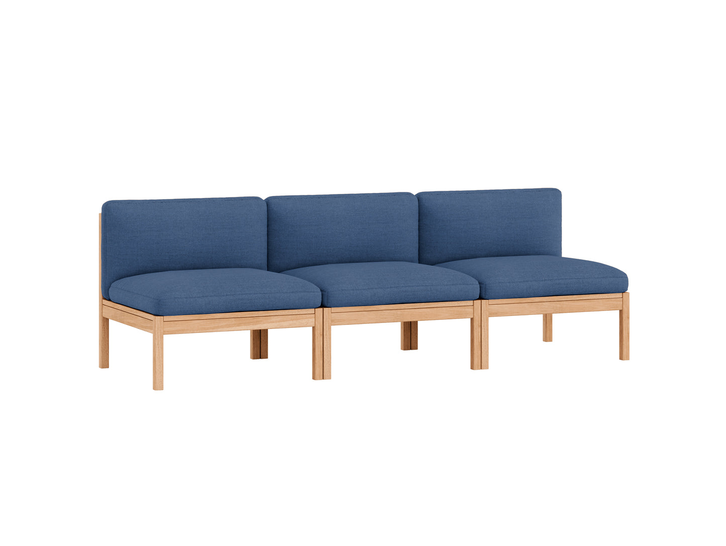 3-Seater Sofa Without Armrest by Moebe - Re-wool 767