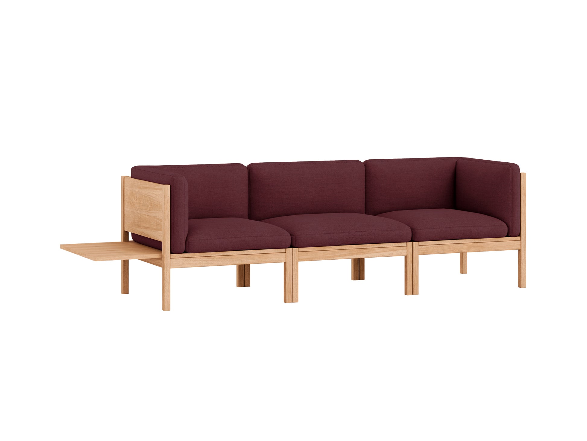 3-Seater Sofa with 1 Side Table by Moebe - Autumn 681