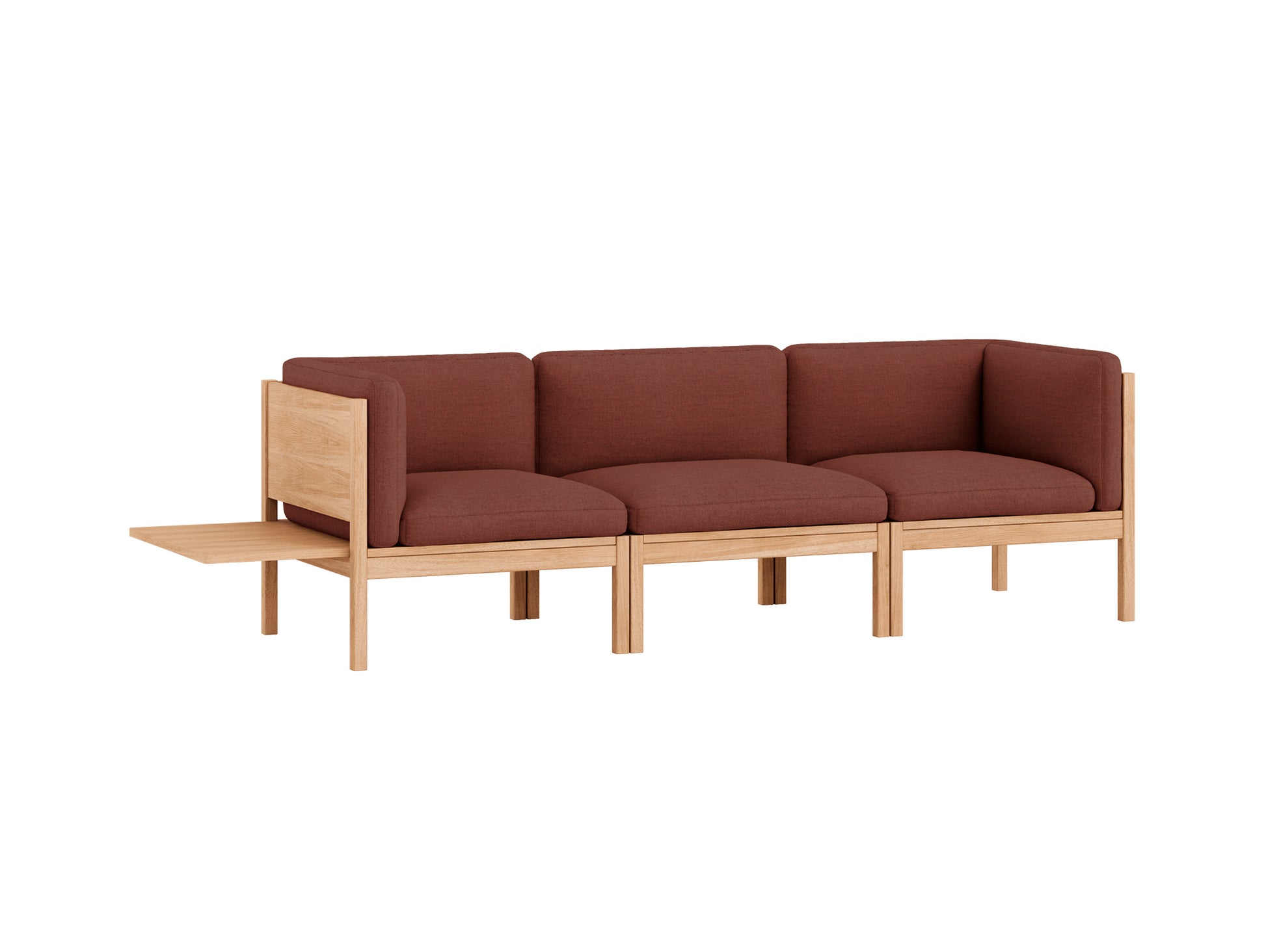 3-Seater Sofa with 1 Side Table by Moebe - Re-wool 687