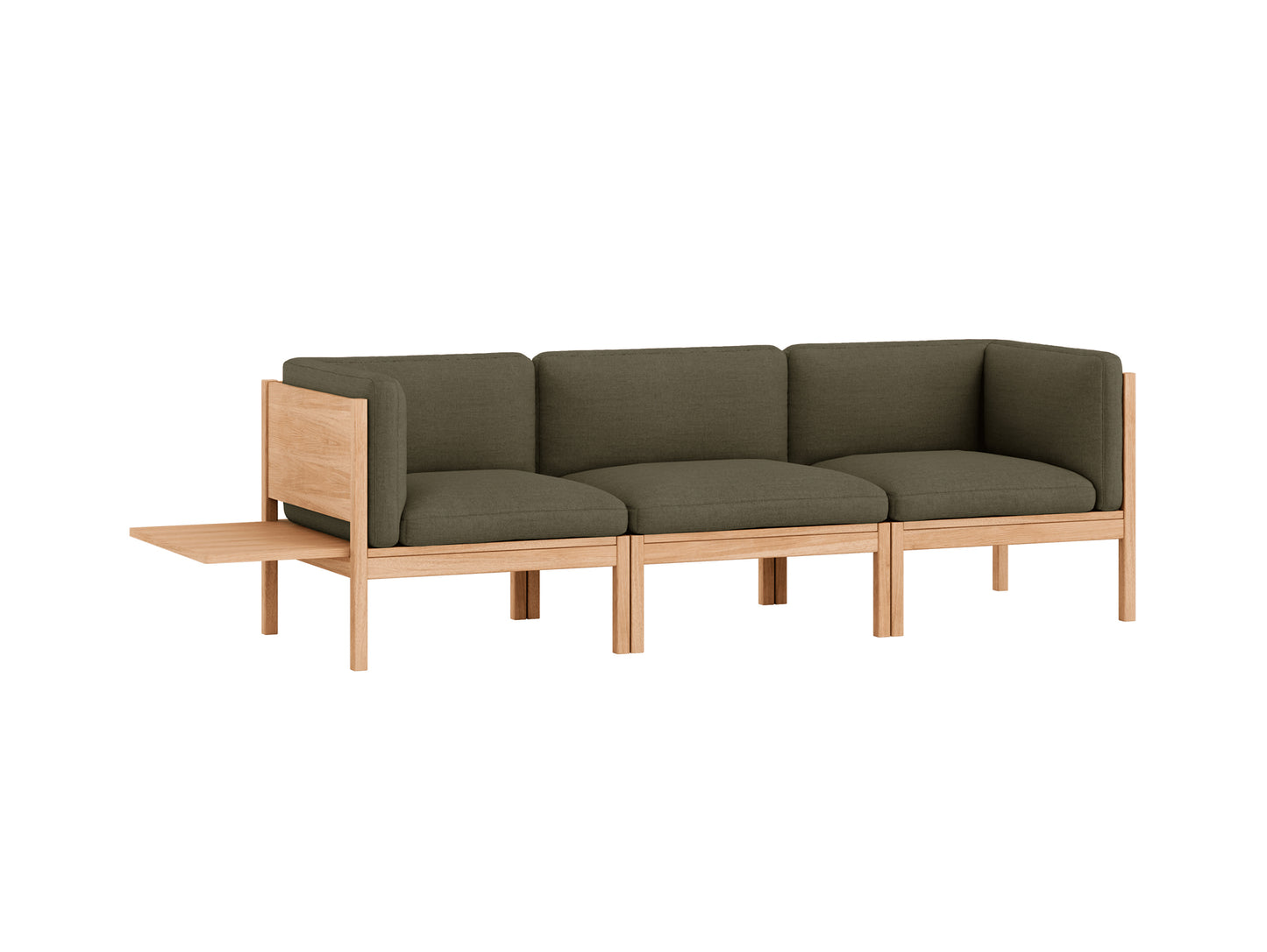 3-Seater Sofa with 1 Side Table by Moebe - Re-wool 977
