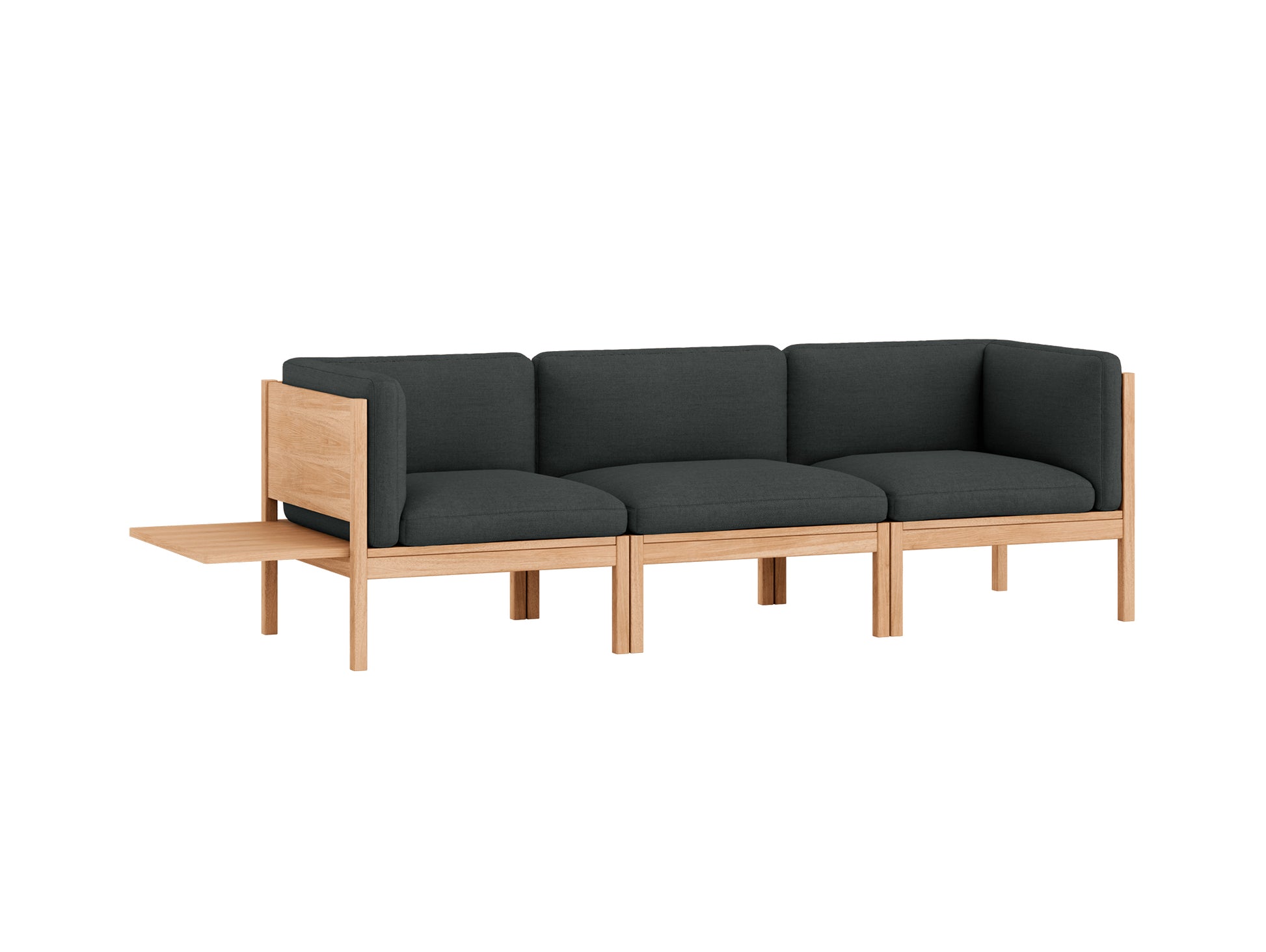 3-Seater Sofa with 1 Side Table by Moebe - Re-wool 987