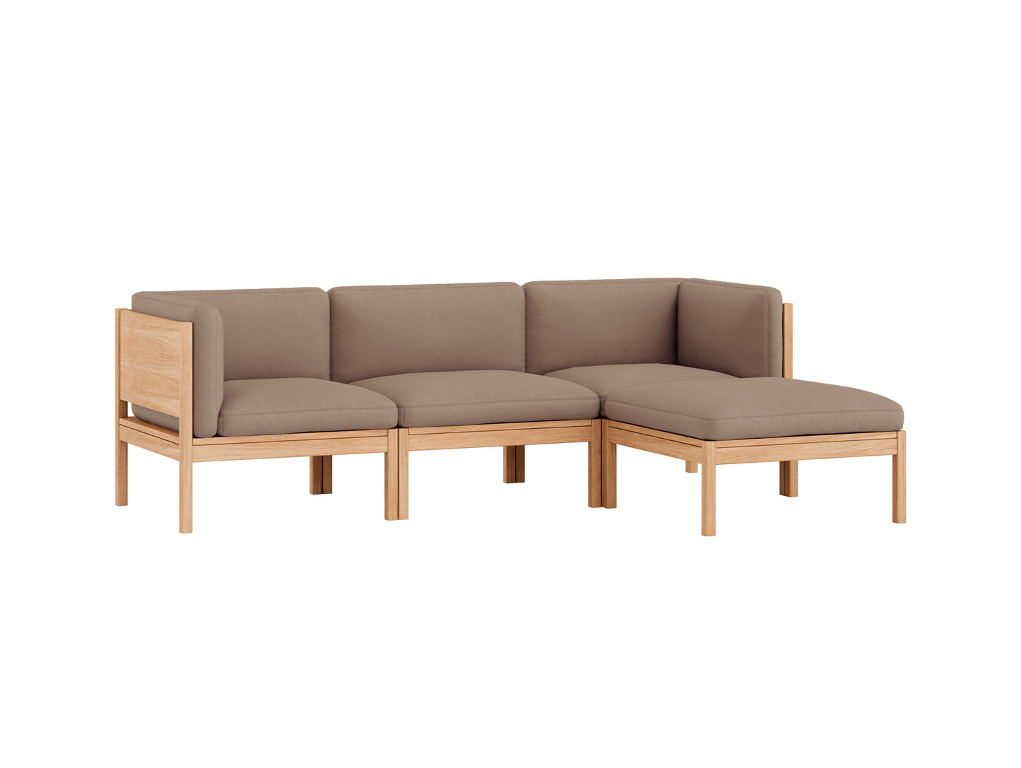 3-Seater Sofa with Chaise Longue by Moebe - Field 2 343