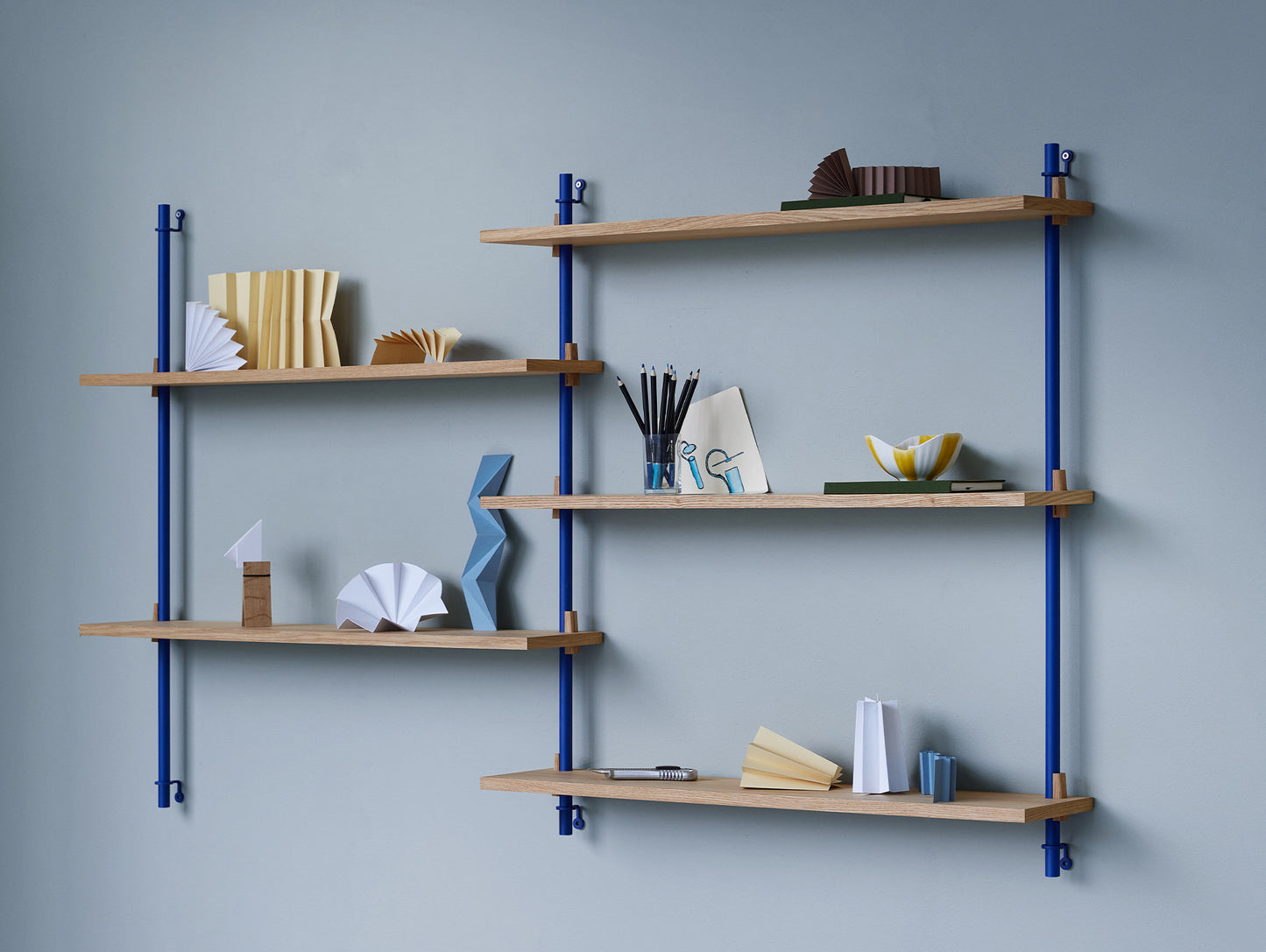 Wall Shelving System Sets (65 cm) by Moebe