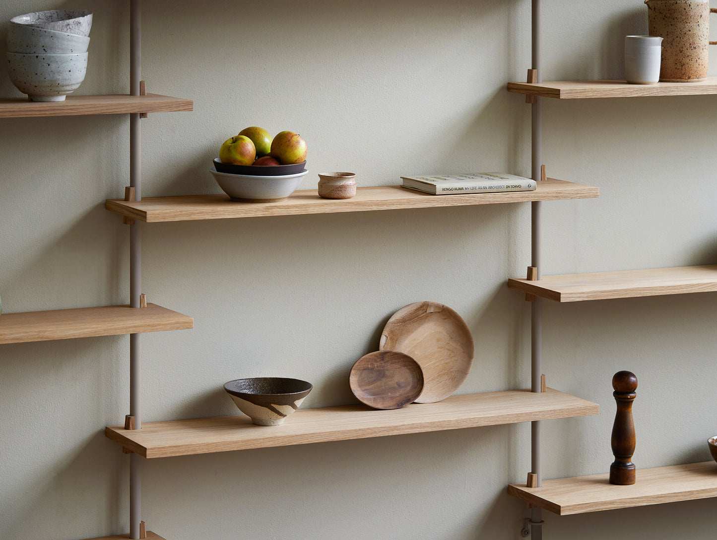 Wall Shelving System Sets (200 cm) by Moebe