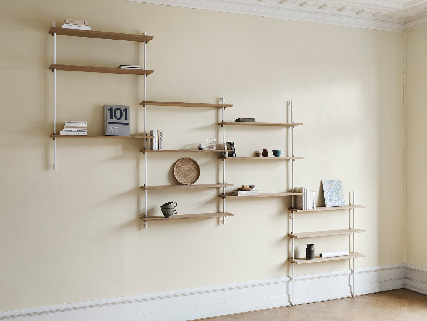 Wall Shelving System Sets (115 cm) by Moebe