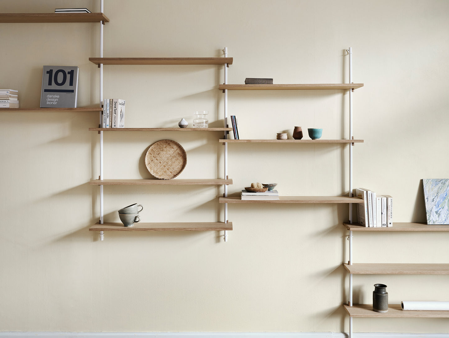 Wall Shelving System Sets (115 cm) by Moebe