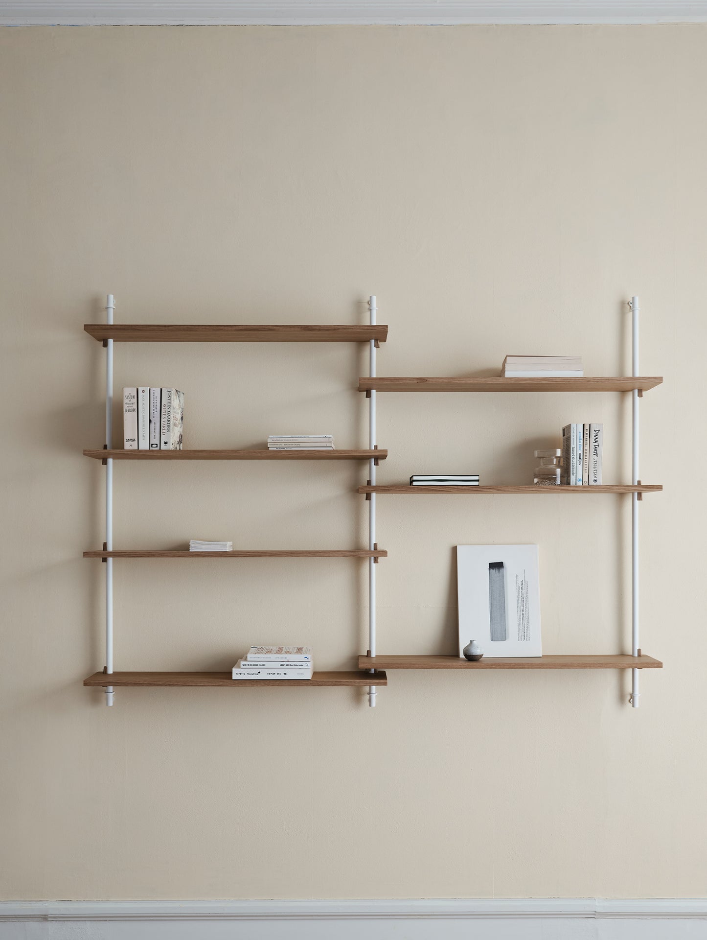 .Wall Shelving System Sets (115 cm) by Moebe - WS.115.2