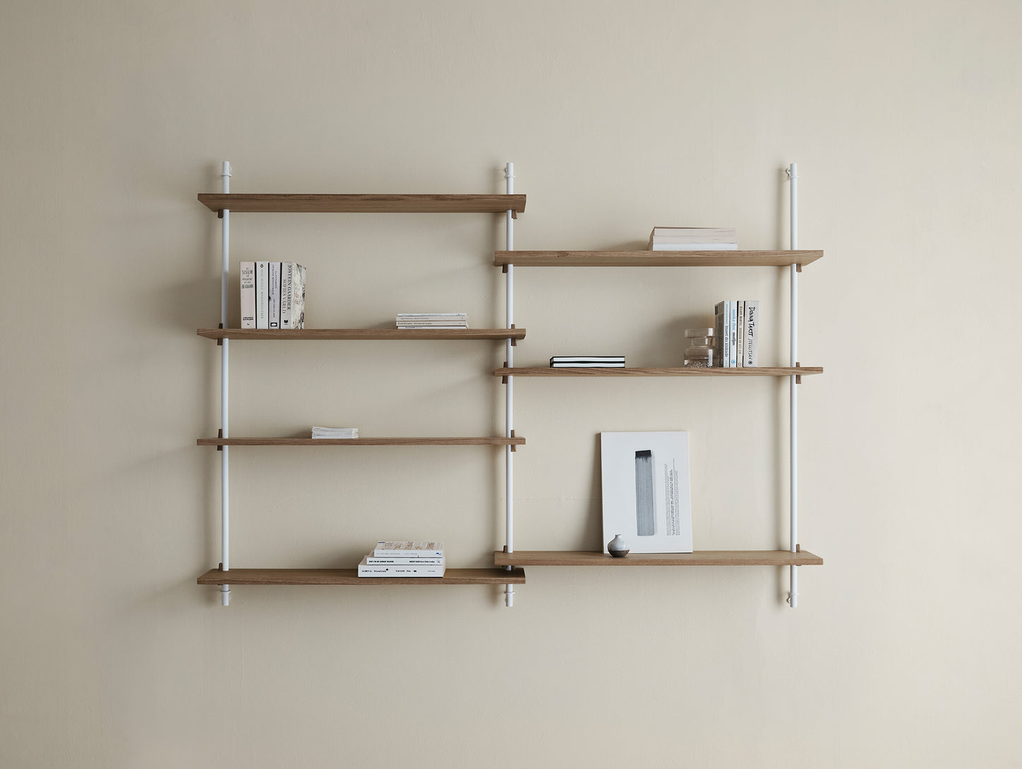 Wall Shelving System Sets (115 cm) by Moebe