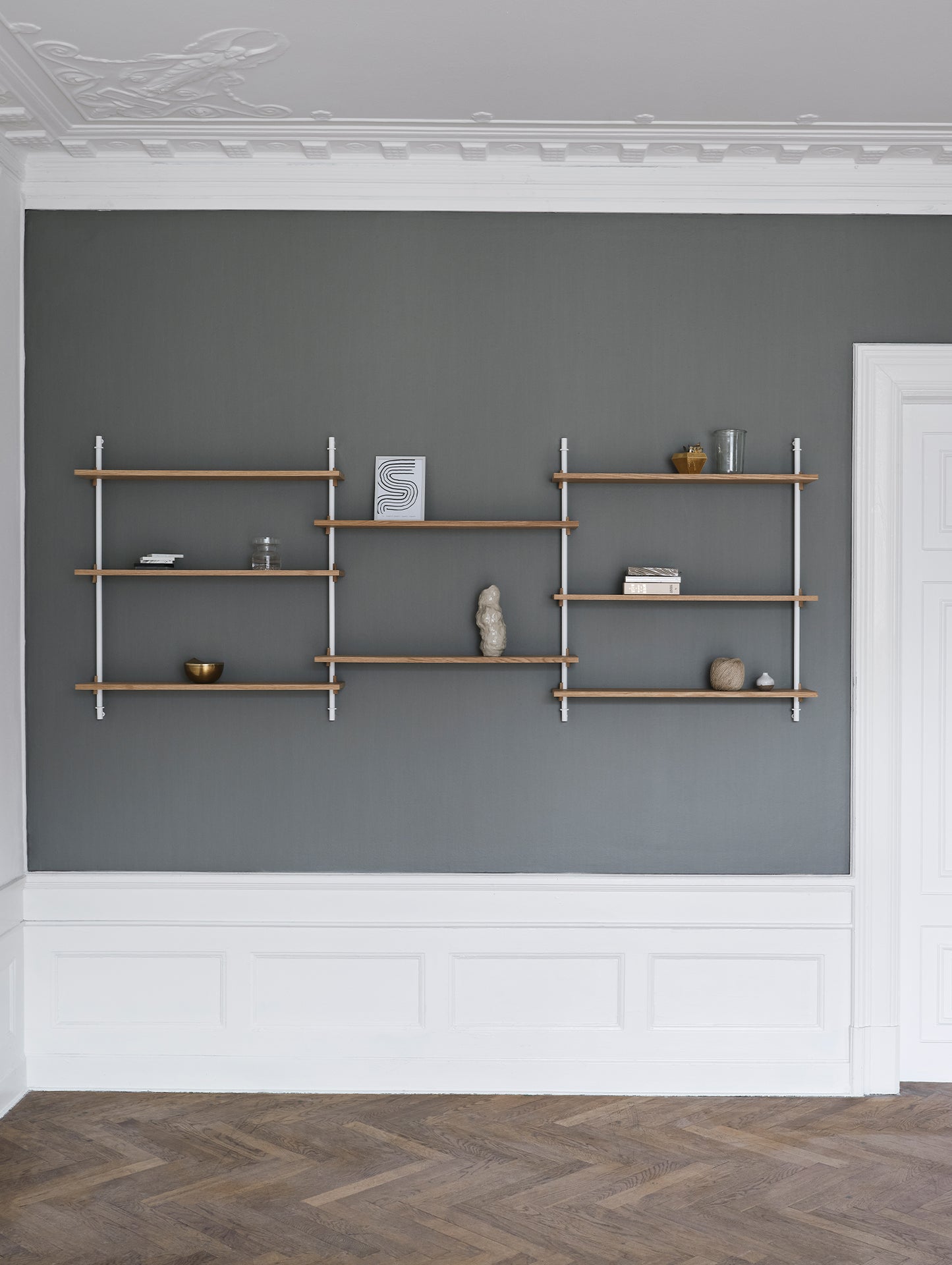Wall Shelving System Sets (65 cm) by Moebe