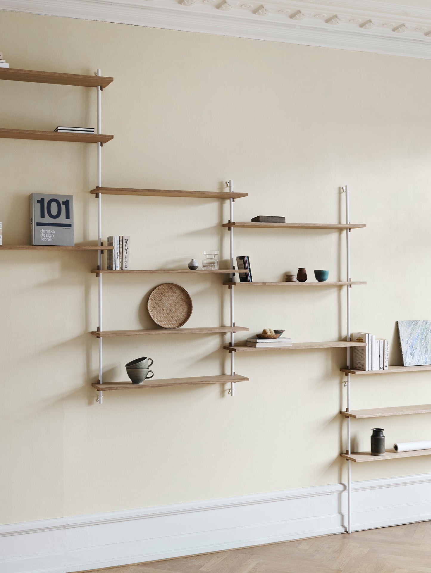 Wall Shelving System Sets (115 cm) by Moebe