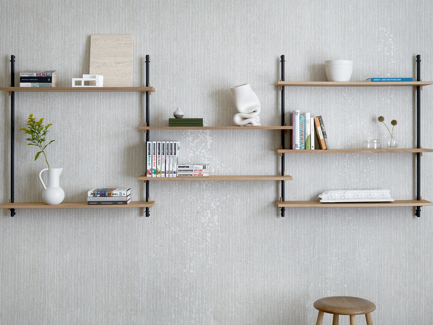 Wall Shelving System Sets (65 cm) by Moebe