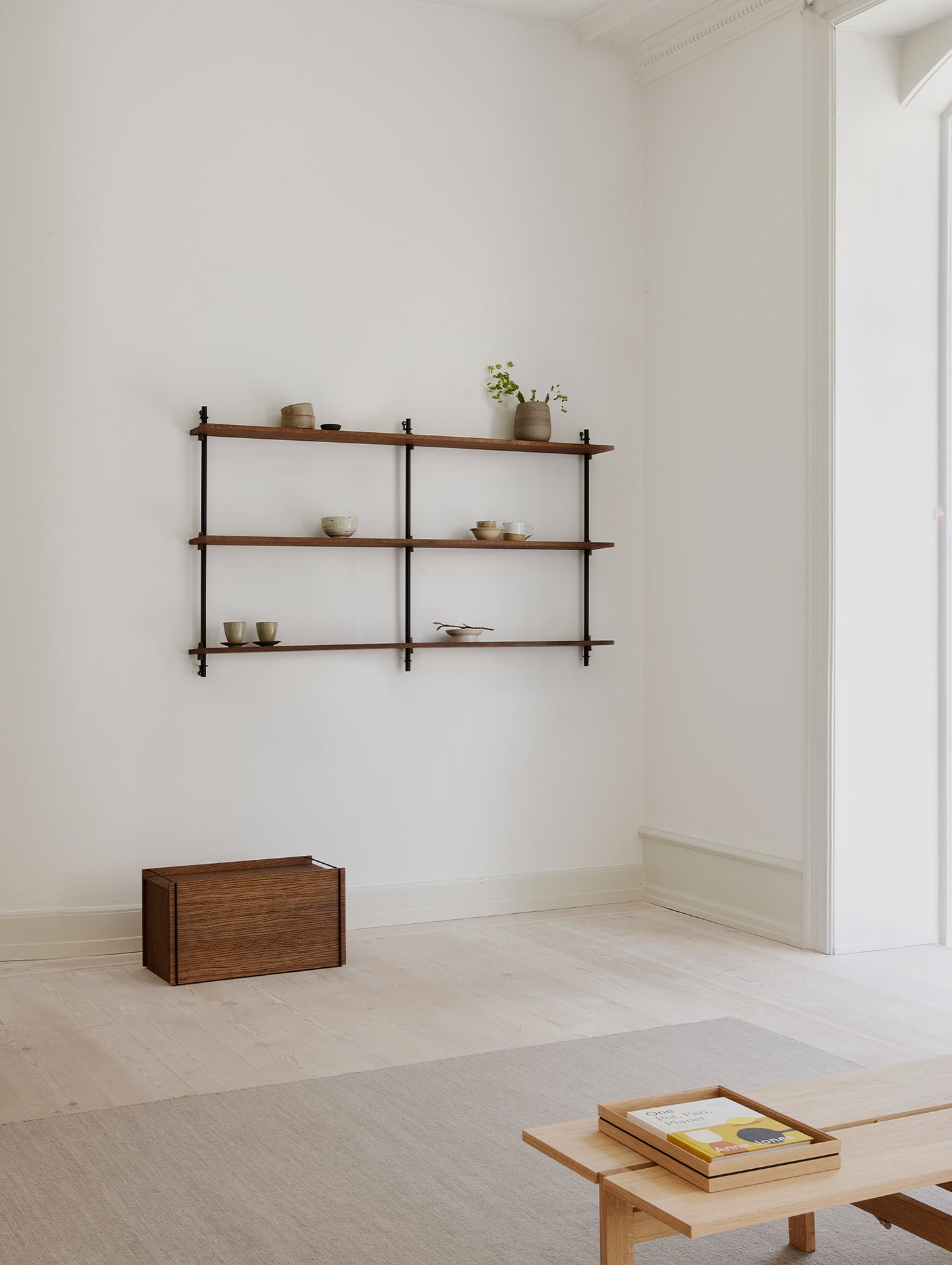 Wall Shelving System Sets (65 cm) by Moebe