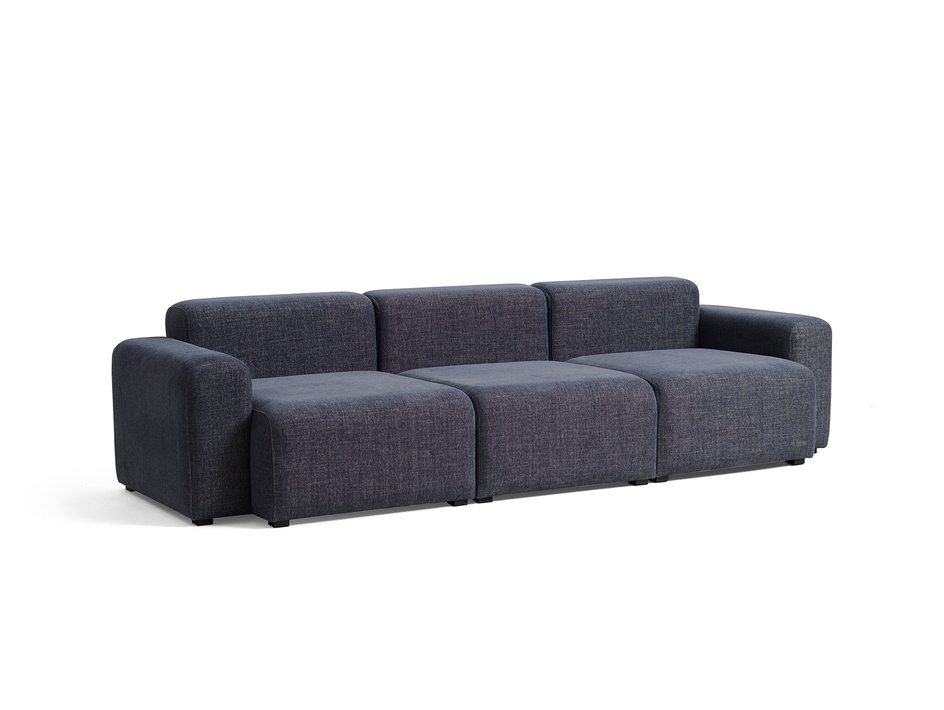 Mags 3 Seater Sofa (Low Armrest) by HAY - Combination 1 / Overlap 03