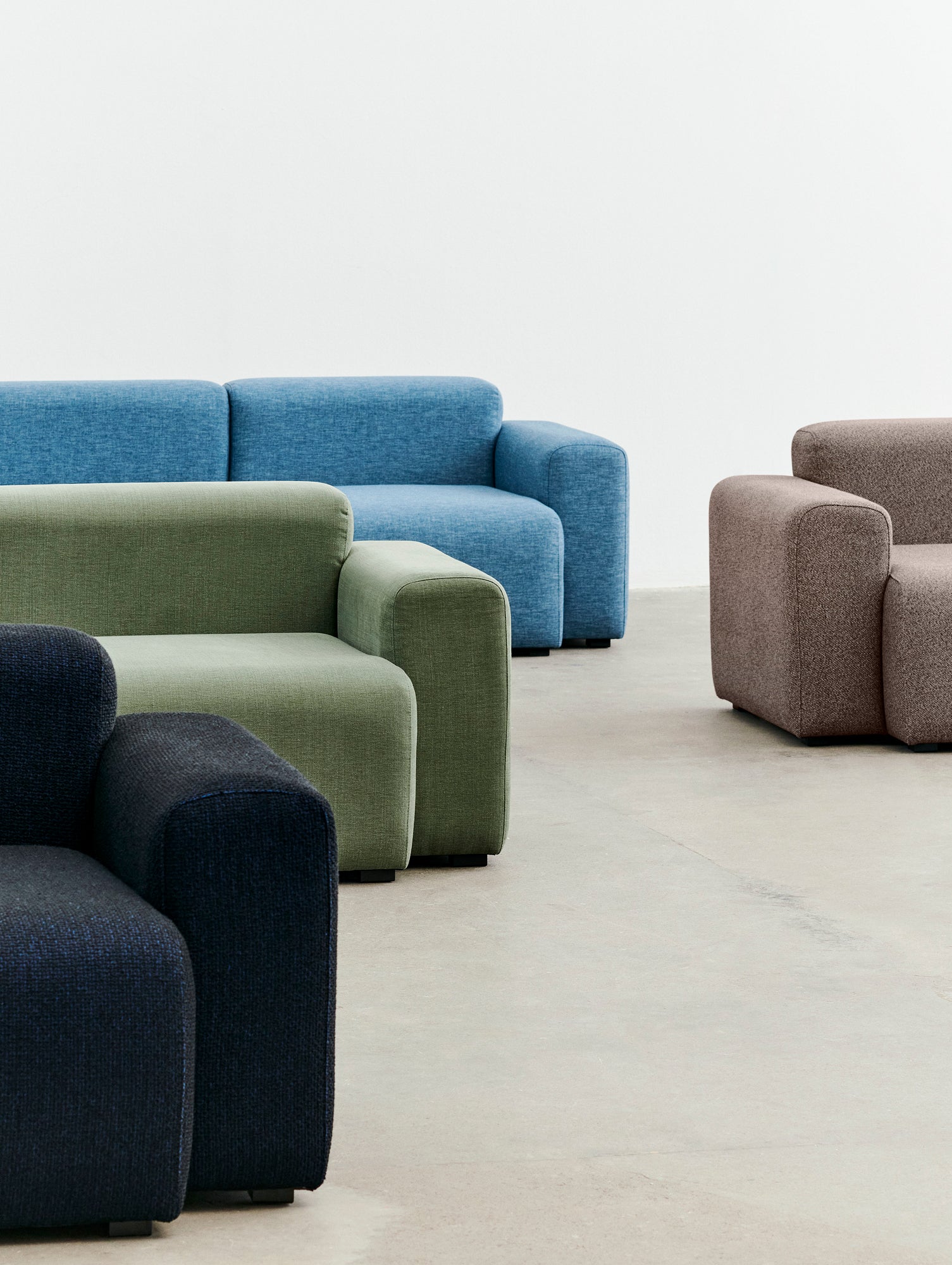 Mags 3 Seater Sofa (Low Armrest) by HAY