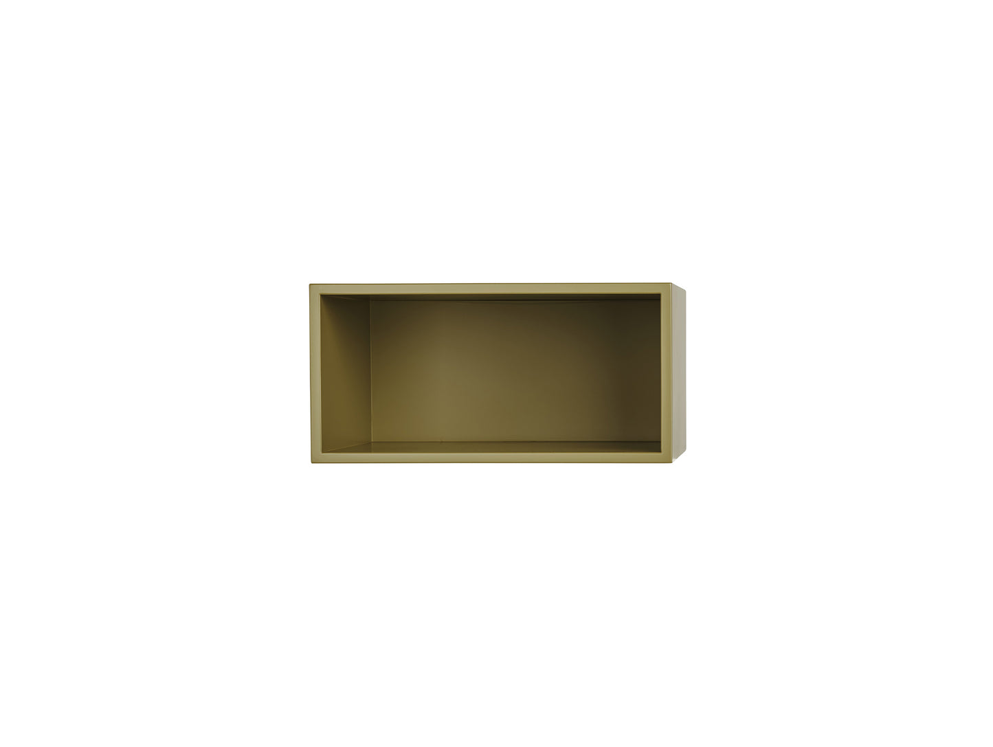 Mini Stacked Shelf System by Muuto - Small / Brown Green