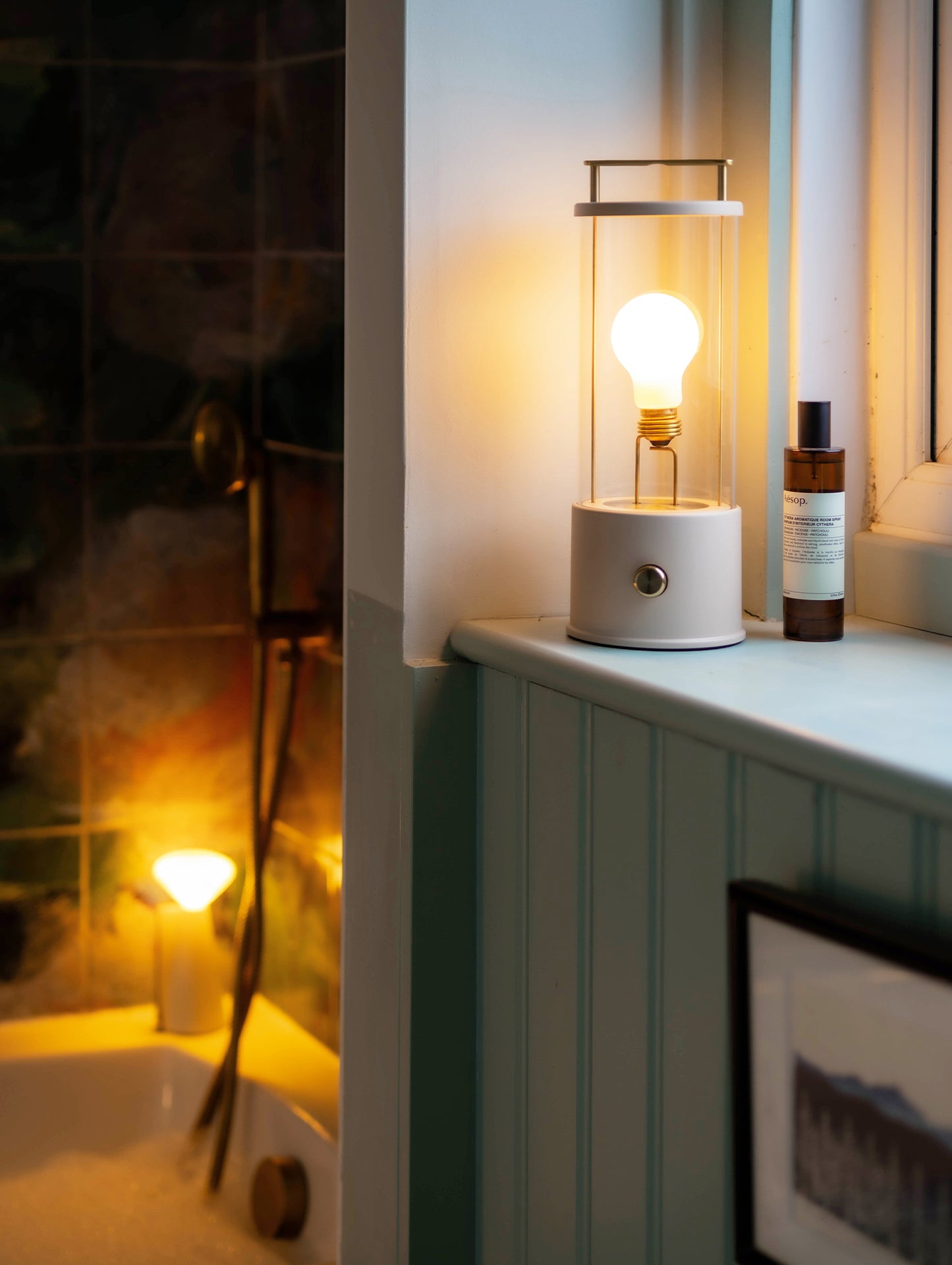 The Muse Portable Lamp in Pleasure White by Tala
