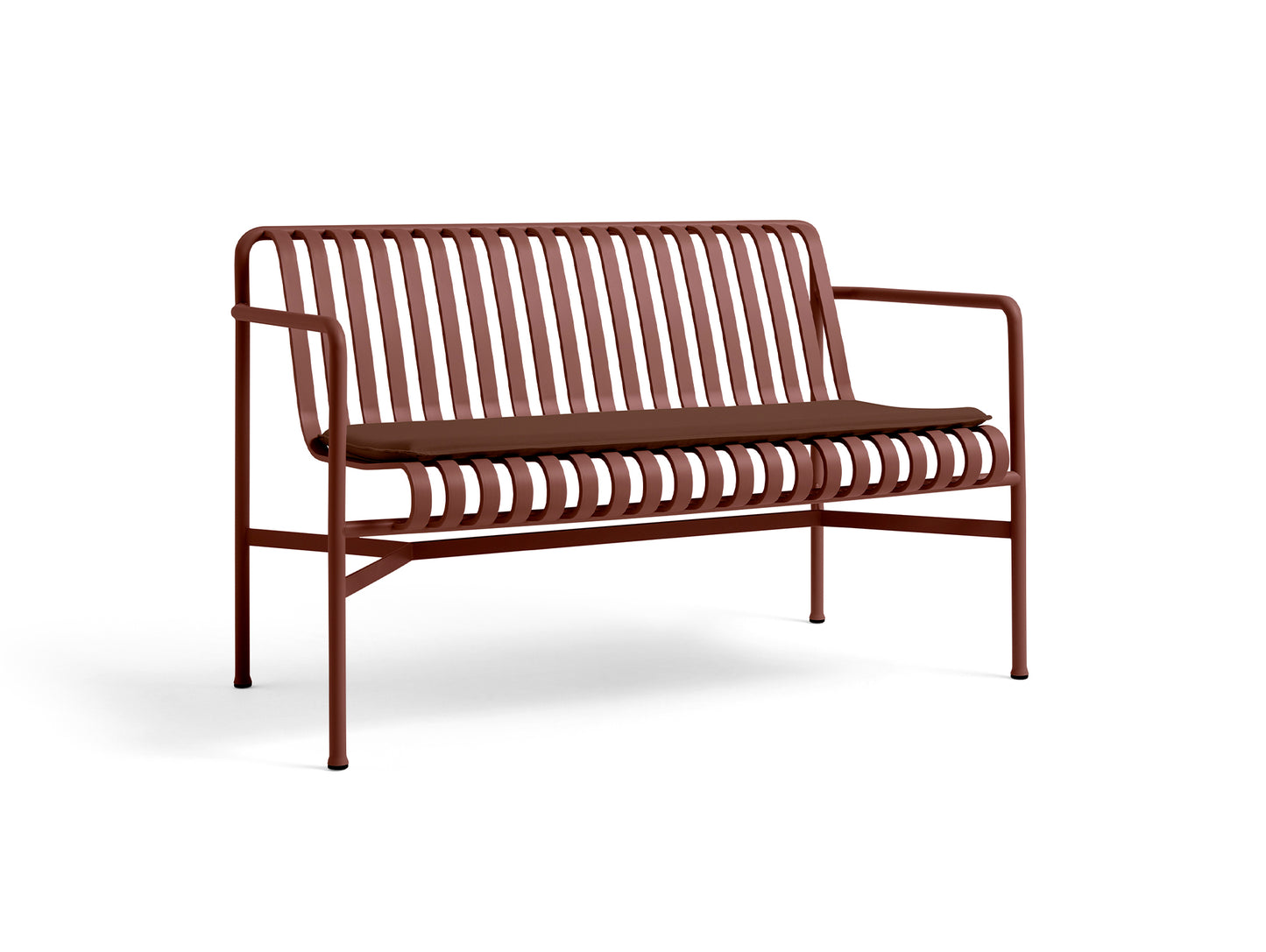 Palissade Dining Bench Seat Cushion by HAY - Iron Red