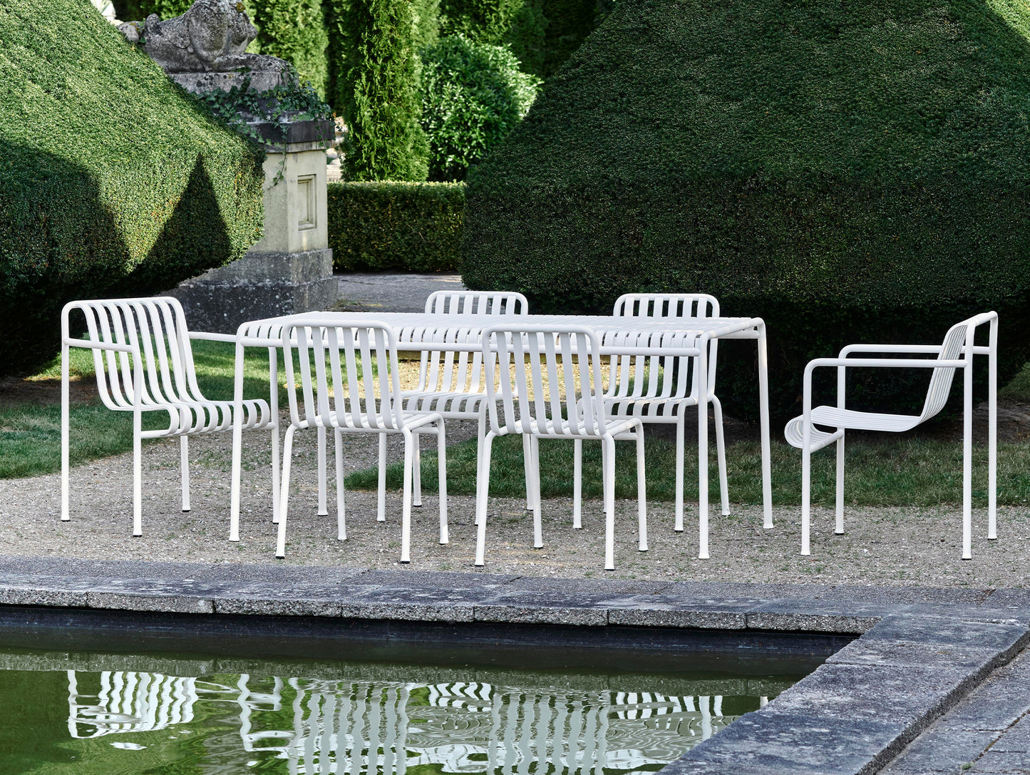 Palissade Dining Armchair by HAY - Cream White